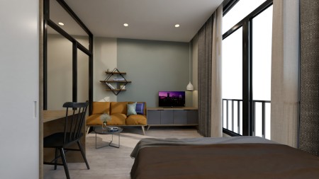 Cho thuê Studio Duplex, Full nội thất, Gần SÂN BAY tại Hồ Văn Huê