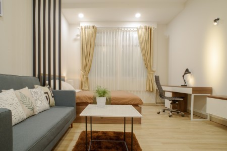 Căn studio Trần Đình Xu Quận 1 full nội thất, bao phí, view cửa sổ