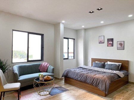 STUDIO ngay Nguyễn Gia Trí, Bình Thạnh, Gần ĐH Ngoại Thương, Hutech, cửa sổ thoáng, phòng siêu rộng