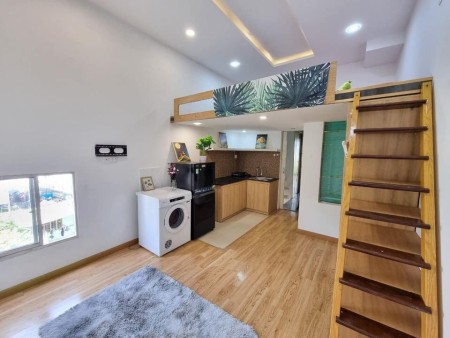 Cho thuê căn hộ mini giá rẻ tiện nghi 30m2 full gác + ban công quận Bình Thạnh
