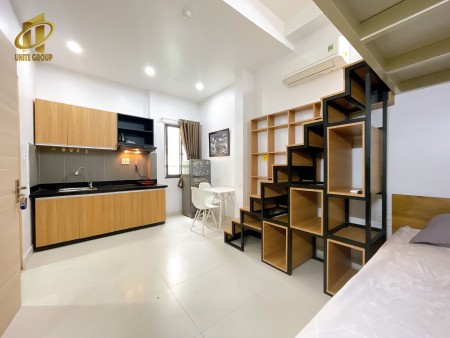 Căn hộ 1pn duplex bancong cửa sổ thoáng Q4 gần Đh NTT Rmit Lotte Q7 sát Q5 Q1 Q8