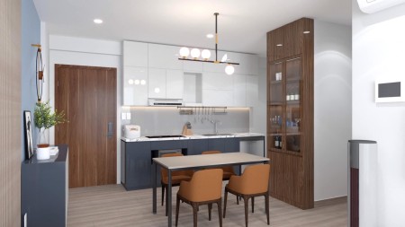 Cho thuê căn hộ cao cấp Dlusso Quận loại 1PN+ full nội thất mới 100% giá 13tr bao phí quản lý