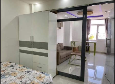 Cho thuê căn hộ full nội thất 1 phòng ngủ riêng ở Thân Nhân Trung Tân Bình
