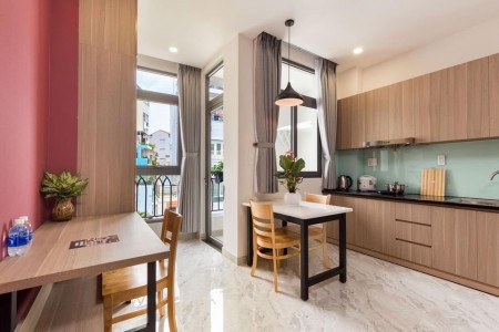 Cho thuê căn hộ full nội thất ở Hồng Hà Tân Bình. Giá thuê 5tr-6tr/tháng