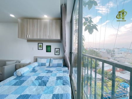 STUDIO BÌNH THẠNH Ban công siêu xinh, Bạch Đằng giáp Quận 1, gần Landmark, view phòng xịn