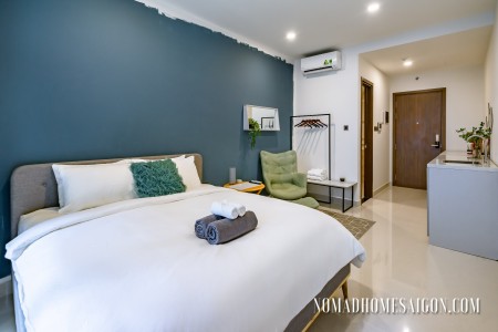 Giá sốc tháng 12! Cho thuê căn officetel 35m2 River Gate với giá 8tr/tháng - LH: 0909052806