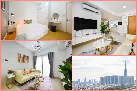Cho thuê căn hộ Masteri Thảo Điền 1 PN, full nội thất cao cấp, View LandMark 81