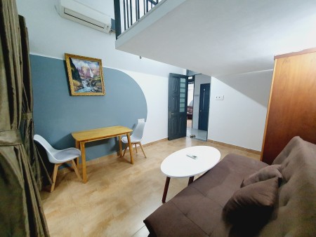 Cho thuê căn hộ Đồng Xoài,Full nội thất,Phòng bếp riêng,Gần chợ Hoàng Hoa Thám,Etown Cộng Hòa,Duplex