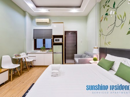 Cho thuê căn hộ studio - full nội thất, ngay ngã 6 Phù Đổng...