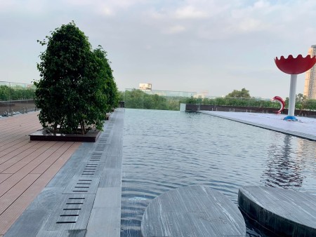 Căn 2PN-2WC sẵn bếp từ, máy hút mùi, rèm, giàn phơi, nước nóng, điều hòa giá 11tr bao PQL