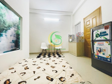 Cho thuê căn hộ studio Giá rẻ - full nội thất, gần lotte cộng hòa, sân bay, 20m2, 1 phòng ngủ, 1 toilet