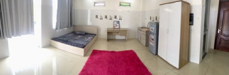 Phòng Studio diện tích 27m2 full nội thất, Ban công rộng, Free 2-3 Xe