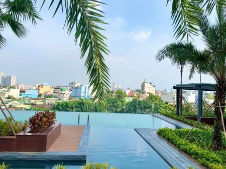 Căn 2PN-1WC full nội thất cao cấp giá 13tr bao phí quản lý, view sông, không nắng chiều