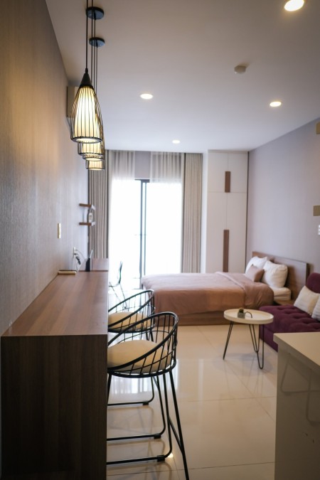 Giảm giá lì xì 500K - Căn hộ studio bancon sát Phan Đăng Lưu, Phan Xích Long, Phú Nhuận, 30m2, 1 phòng ngủ, 1 toilet