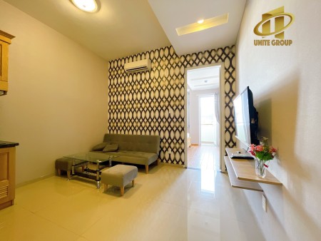 Cho thuê căn hộ 1 phòng ngủ, mới tinh tươm, thơm mùi sơn tại Lâm Văn Bền Quận 7