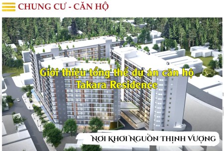 Giới thiệu tổng thể dự án căn hộ Takara Residence