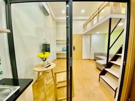 Cho thuê căn hộ 1PN - có gác full nội thất có máy giặt riêng ngay coop mart Rạch Miễu.