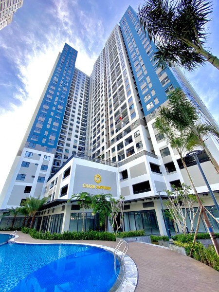 Cho thuê căn hộ Charm Plaza, full nội thất, 55m2, 2PN, 1WC, 7.5 triệu/tháng. LH 0357106116