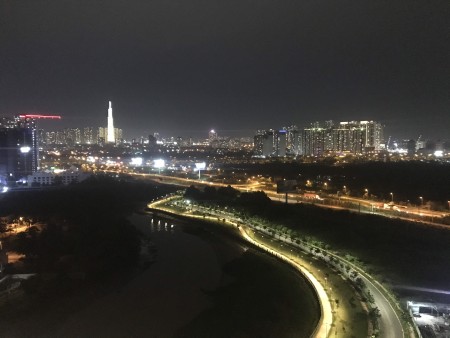 Căn 2 phòng ngủ full nội thất cho thuê tại chung cư Palm Heights dt 77m2 giá 12tr/tháng ( Tl )