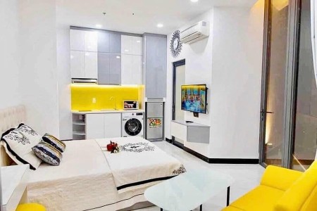 Studio Ban Công Full Nội Thất Cao Cấp Cạnh Lotte