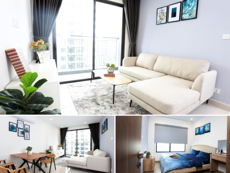 Cho thuê căn hộ 2PN nội thất xịn xò chỉ xách vali vào ở Vinhome Grand Park quận 9