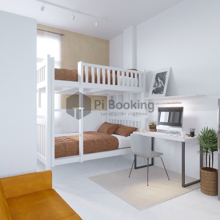 Cho thuê căn hộ Nơ Trang Long, studio cửa sổ lớn full nội thất, ngay học viện cán bộ TP.HCM