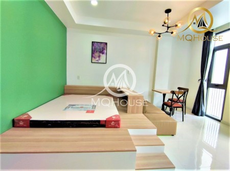 Cho thuê căn hộ full nội thất, có ban công đường Nguyễn Văn Mại!!!