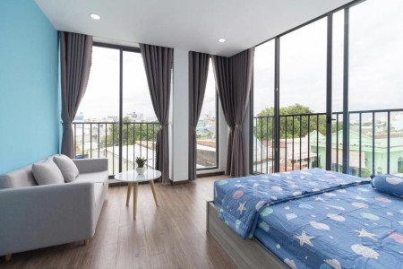 Căn hộ studio bancon view siêu xịn_thoáng mát sát hàng xanh