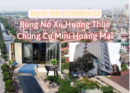 Bùng nổ xu hướng thuê chung cư mini Hoàng Mai