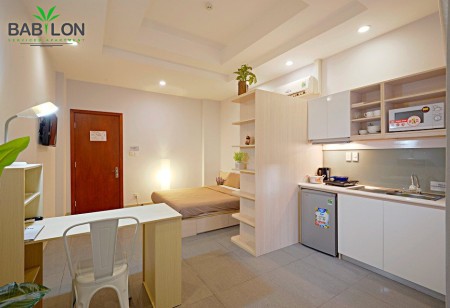 Căn hộ studio full nội thất cao cấp, Gần phố đi bộ Bùi Viện