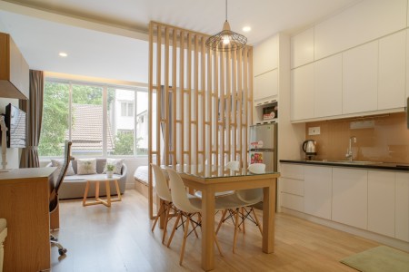 Căn hộ cao cấp - Trung tâm Quận 3 - Phòng ngủ vách ngăn bếp xịn xò - Cao Thắng.