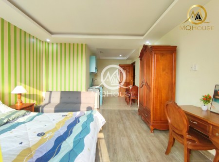 Studio cửa sổ - ban công - 1 PN đường Cửu Long, gần sân bay - Đầy đủ nội thất!!!