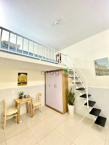 Cho thuê căn hộ 32m2 có gác, full nt ở Bình Thạnh gần ĐH Hutech, UEF giá rẻ 5 tr - lh 0333781820