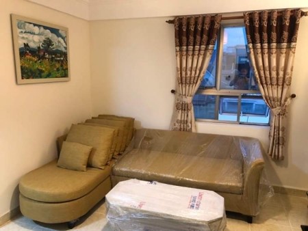 Cho thuê căn hộ 1 phòng ngủ đầy đủ nội thất CC Nam An, gần ngã tư Hàng Xanh, Q. Bình Thạnh, 50m2, 1 phòng ngủ, 1 toilet