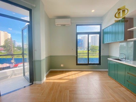1PN ngủ/ studio Full nội thất ban công mới 100% gần chợ Tân Mỹ, Crescent Mall_ SC ViVo Quận 7