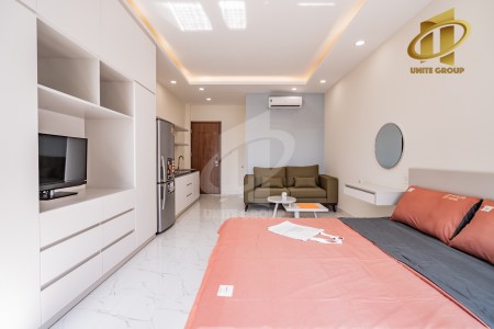 Trúc cần cho thuê căn Studio ban công, full nội thất trên đường Lê Văn Sỹ