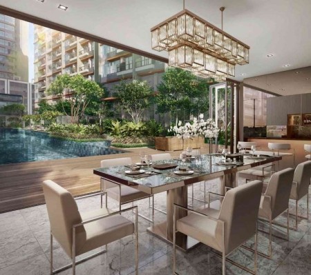 Trống cho thuê căn hộ 2PN ở The River Thủ Thiêm Quận 2 giá tốt 18 tr/th  - lh 0981041694