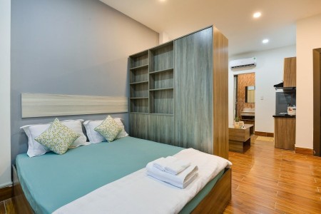 CHDV cho thuê full nội thất tại đường giải phóng, tân bình, 30m2,1PN- 7.5tr/th. lh 0934122165