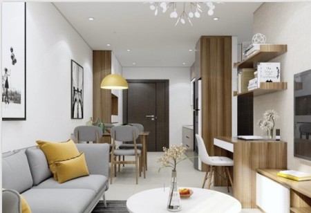 Cho thuê căn hộ Saigon Royal Residence 2PN1WC Bến Vân Đồn Q4 Nhà đẹp giá tốt