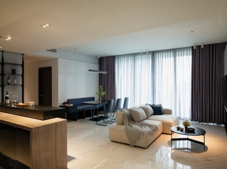 Vừa xong nội thất cho thuê ở Empire City, 3PN, Full NT, 2200$