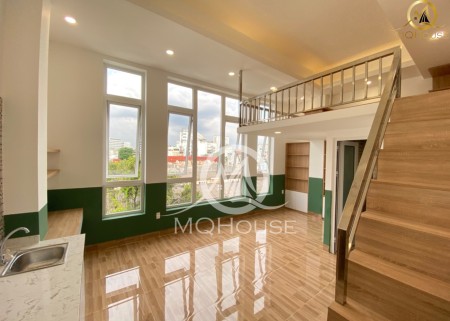 Căn hộ 40m2 Phòng View Xịn,  Full Nội Thất, Cửa Sống Max Lớn, Hiện đại có gác lớn. HOT HOT