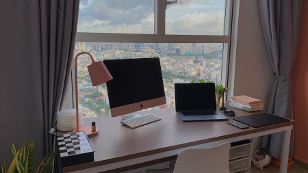 Cho thuê căn hộ 2PN Sunrise city view nhà đẹp + hình thật + Đầy đủ Nội thất.