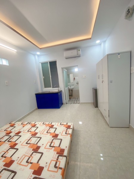 Căn hộ mini cho thuê 25m2, 1PN, đầy đủ tiện ích giá hạt dẻ chỉ 5.5tr/th - ngay Q3