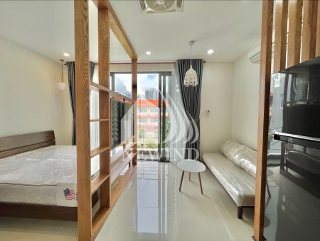 Căn hộ DV full nt ban công, máy giặt riêng An Phú sát cầu SG MỚI 100%