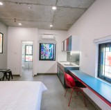 Căn hộ Studio Full nội thất, Cửa sổ lớn thoáng mát đường Nguyễn Thái Bình Q1, 35m2, 1 phòng ngủ, 1 toilet