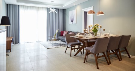 Siêu rẻ: 2PN Đảo Kim Cương full nội thất giá thuê 20 Triệu/Tháng view sông