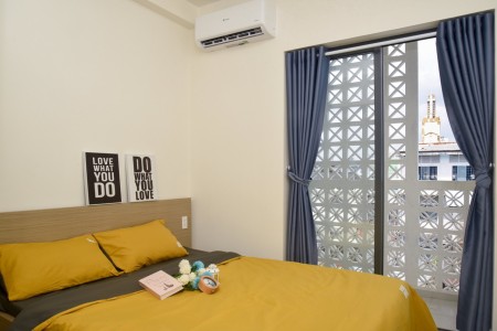 Cho thuê căn hộ Bình Thạnh Ban Công, Free Xe Chợ Bà Chiểu., 25m2, ,