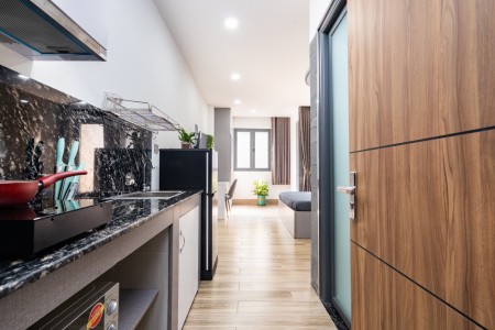 C.Hộ Nguyễn Gia Trí, Studio diện tích 40m2. New 100%, ĐH Hutech, Ngoại Thương