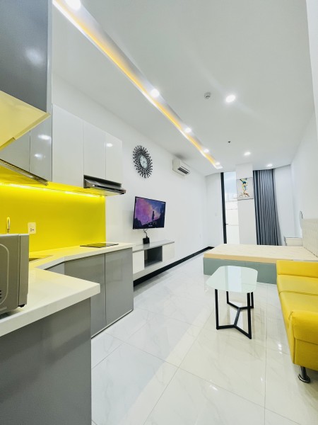 Căn hộ bancong cao cấp - máy giặt riêng - gần LOTTE - ĐH TĐT, ĐH RMIT, quận 4 quận 8