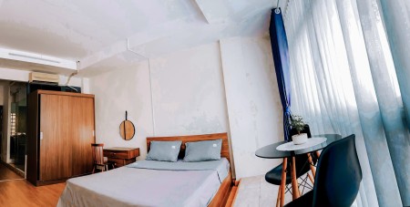 Căn hộ dịch vụ tại Quận Bình Thạnh nằm kế bên Vinhomes. Đầy đủ nội thất